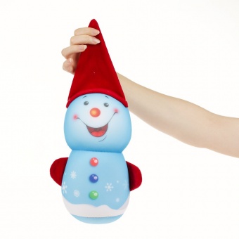 Подушка декоративная FrostyLove на заказ, снеговик фото 