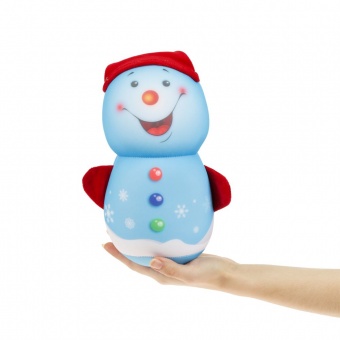 Подушка декоративная FrostyLove на заказ, снеговик фото 