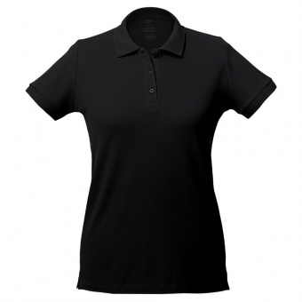 Рубашка поло женская Virma Lady, черная фото 4