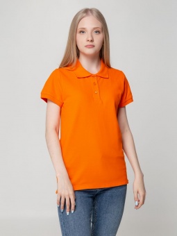 Рубашка поло женская Virma Lady, оранжевая фото 11