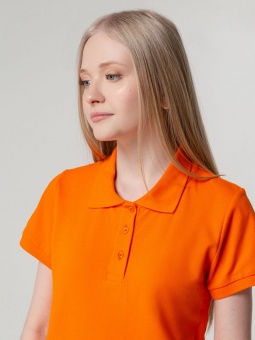 Рубашка поло женская Virma Lady, оранжевая фото 12
