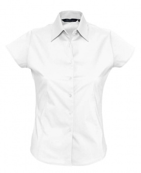 Рубашка женская с коротким рукавом Excess, белая фото 5