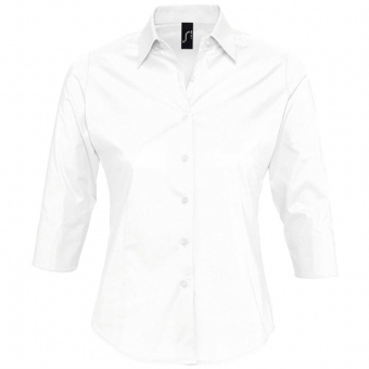 Рубашка женская с рукавом 3/4 Effect 140, белая фото 5