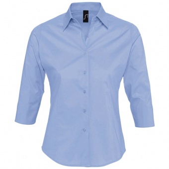 Рубашка женская с рукавом 3/4 Effect 140, голубая фото 2