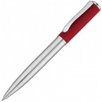 Ручка шариковая Banzai Soft Touch, красная фото 