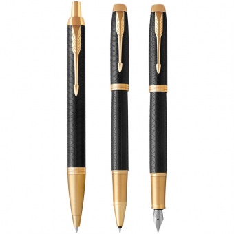 Ручка шариковая Parker IM Premium Black/Gold GT фото 