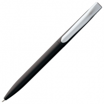 Ручка шариковая Pin Silver, черный металлик фото 