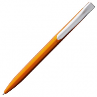 Ручка шариковая Pin Silver, оранжевый металлик фото 