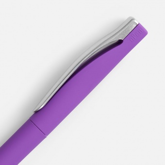 Ручка шариковая Pin Soft Touch, ver.2, фиолетовая фото 