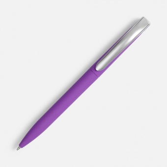 Ручка шариковая Pin Soft Touch, ver.2, фиолетовая фото 