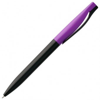 Ручка шариковая Pin Special, черно-фиолетовая фото 