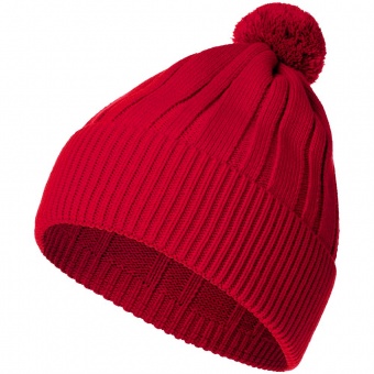 Шапка Knit Beat, красная фото 