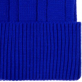 Шапка Knit Beat, синяя фото 