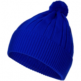 Шапка Knit Beat, синяя фото 