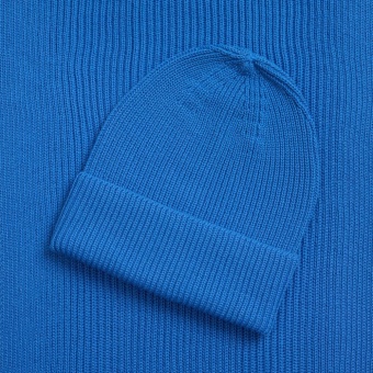 Шапка Nobilis Mono, синяя (аква) фото 