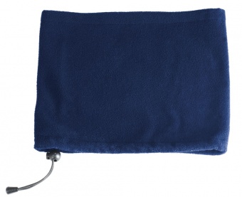 Шапка-шарф с утяжкой Blizzard, темно-синяя фото 