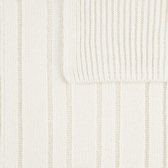 Шарф Knit Beat, белый (молочный) фото 