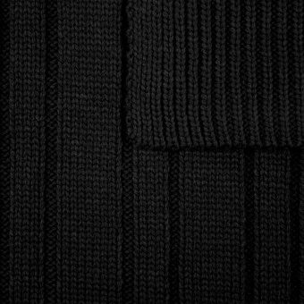 Шарф Knit Beat, черный фото 