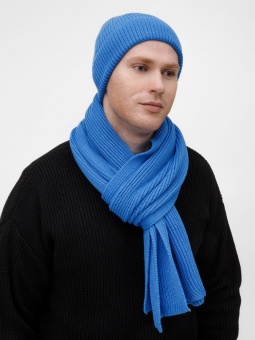 Шарф Nobilis Mono, синий (аква) фото 