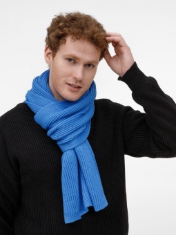 Шарф Nobilis Mono, синий (аква) фото 