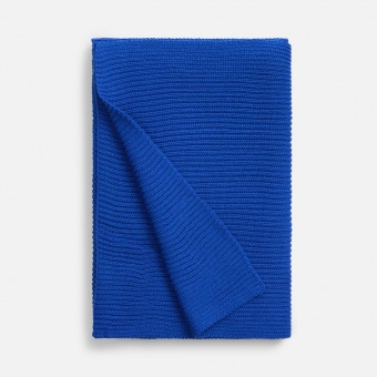 Шарф Nobilis Mono, ярко-синий фото 