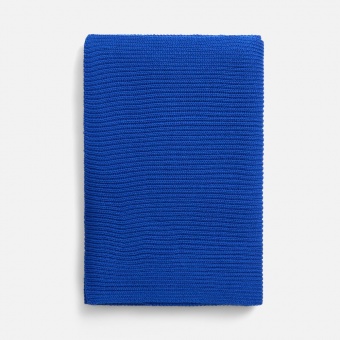 Шарф Nobilis Mono, ярко-синий фото 