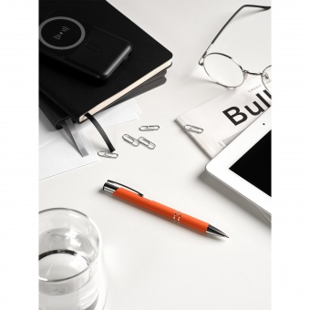 Шариковая ручка Alpha, оранжевая фото 