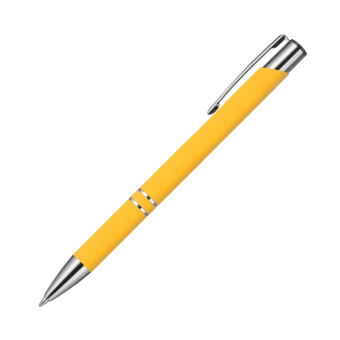 Шариковая ручка Alpha, желтая фото 