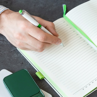 Шариковая ручка Arctic, белая/зеленая фото 