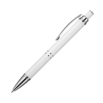 Шариковая ручка Crocus, белая фото 