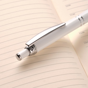 Шариковая ручка Crocus, белая фото 