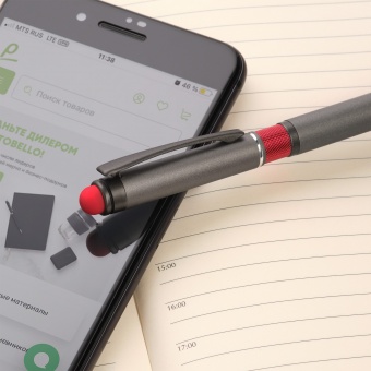 Шариковая ручка IP Chameleon, красная фото 