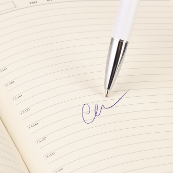 Шариковая ручка Levi, белая фото 