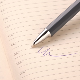 Шариковая ручка Penta, серая фото 