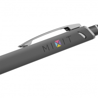 Шариковая ручка Quattro, серая фото 