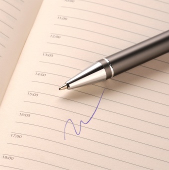 Шариковая ручка Regatta, серая фото 