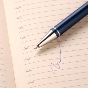 Шариковая ручка Regatta, синяя фото 