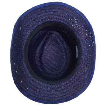 Шляпа Daydream, синяя с черной лентой фото 