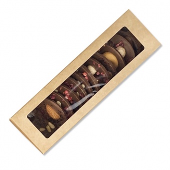 Шоколадные конфеты Mendiants, молочный шоколад фото 