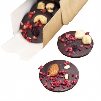 Шоколадные конфеты Mendiants, темный шоколад фото 
