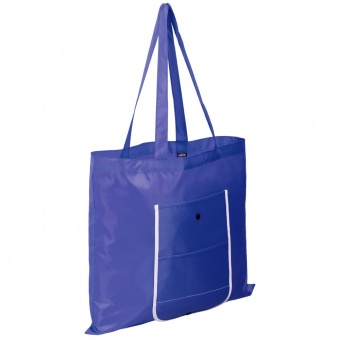 Складная сумка Unit Foldable, синяя фото 