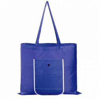 Складная сумка Unit Foldable, синяя фото 