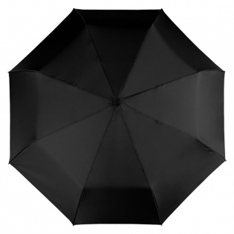 Складной зонт Magic с проявляющимся рисунком, черный фото 