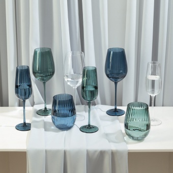 Стакан для воды Toscana, синий фото 