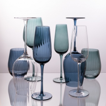 Стакан для воды Toscana, синий фото 