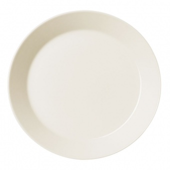 Тарелка Teema, средняя, белая фото 
