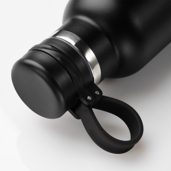 Термобутылка вакуумная герметичная Modena, черная фото 