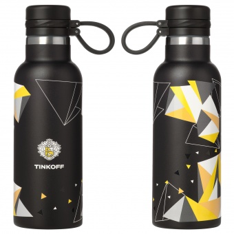 Термобутылка вакуумная герметичная Modena, черная фото 