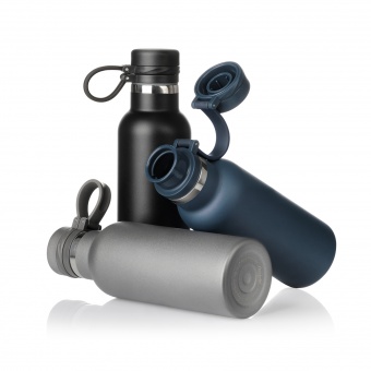 Термобутылка вакуумная герметичная Modena, серая фото 