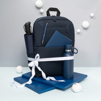 Термобутылка вакуумная герметичная Modena, синяя фото 